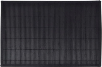 6 Bambus-Platzdeckchen 30 x 45 cm Schwarz 242109