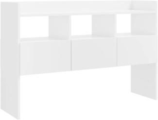 vidaXL Sideboard Hochglanz-Weiß 105x30x70 cm Holzwerkstoff 808383