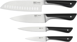 Tefal Messer-Set K267S4 Jamie Oliver (Set, 4-tlg), hohe Leistung, unverwechselbares Design, widerstandsfähig/langlebig