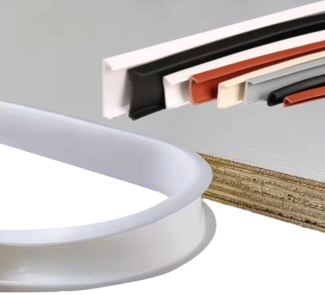 Kantenumleimer selbstklebend, Kantenschutz Baby, Eckenschutz Kantenschutz, U-Förmig TPE Kantenband für Schrankreparatur, Möbelrestaurierung und Renovierung (Beige,U20mm*3m)