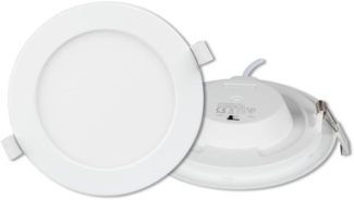 LUXULA LED Einbauleuchte LED CCT Downlight, 18W, 1880lm, 220x220mm, Lichtfarbe einstellbar, LED fest integriert, warmweiß, CCT, neutralweiß, kaltweiß