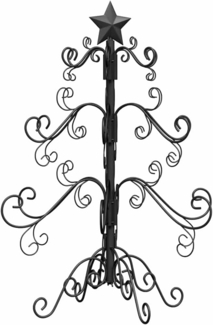 vidaXL Metall Weihnachtsbaum Schwarz 60 cm Pulverbeschichteter Stahl 42019177