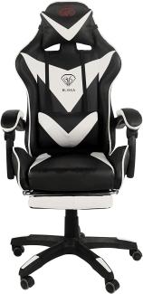 Gaming Stuhl Home Office Chair Racing Chefsessel Bürostuhl Sportsitz Büro Stuhl Schwarz/Weiß