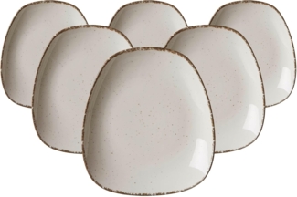 Ritzenhoff & Breker Casa Beilagenteller 19 x 16,5 cm 6er Set beige - DS
