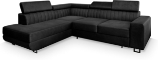 Masseno Ecksofa NOLA mit Schlaffunktion L-Form, Sofa mit Bettkasten