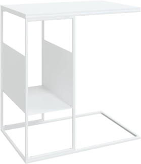 vidaXL Beistelltisch Weiß 55x36x59,5 cm Holzwerkstoff 343107