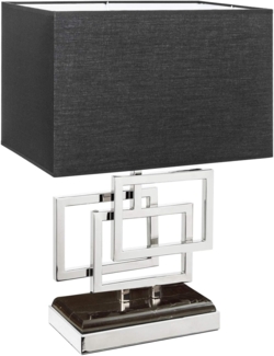 riess-ambiente Tischleuchte ATLANTIS 56cm silber, ohne Leuchtmittel, Modern Design