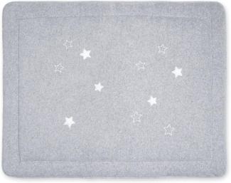 Bemini by Baby Boum 'Frottee STARY' Krabbeldecke mixed grey, 75x95 cm