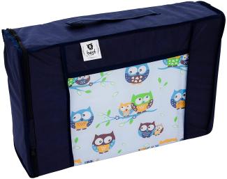 Best For Kids Reisebettmatratze inkl.Transporttasche 60 x 120 cm hellblau