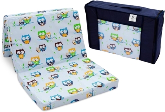 Best For Kids Reisebettmatratze inkl.Transporttasche 60x120 cm hellblau