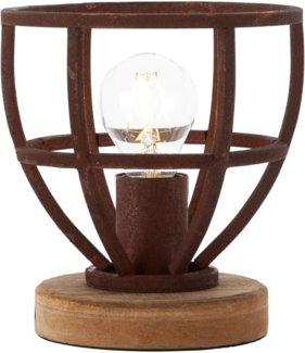 Brilliant Leuchten No. 92610-55 Tischleuchte Matrix 18cm E27 rostfarbend