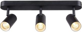 SLV Leuchte 1002976 NOBLO III Indoor LED Deckenaufbauleuchte 2700K schwarz