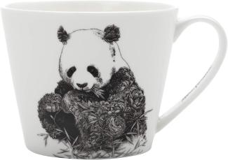 Maxwell & Williams DX0224 Marini Ferlazzo Becher Giant Panda, aus Bone China Porzellan, Schwarz, Weiß, 450 ml, in Geschenkbox