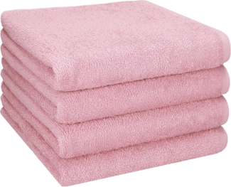 Betz Handtücher Berlin 4er Pack Handtuch-Set 50x100 cm, 100% Baumwolle