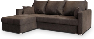 Masseno Ecksofa NIDA mit Schlaffunktion L-Form, Sofa mit Bettkasten