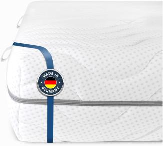 BMM Matratze 90x200 cm Komfort 19 Härtegrad H2 medium/Kaltschaummatratze Öko-Tex Zertifiziert/orthopädische 7 Zonen Matratze Höhe 19 cm/Matratzen produziert in Deutschland