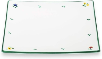 Gmundner Keramik Streublumen, Speiseteller Trend (26x26cm)