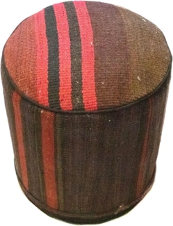 Sonderform,XS / 80 cm Ø Rund & kleiner,Mehrfarbig,Patchwork,Schurwolle,Afghanistan