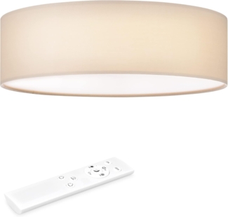 Navaris Deckenleuchten LED Deckenleuchte rund mit Fernbedienung - dimmbar - 22W