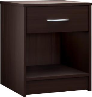 CASARIA® Nachttisch mit Schublade 50cm Wenge