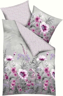 Kaeppel Mako Satin Wendebettwäsche Adelle 135x200 cm + 80x80 cm Pink