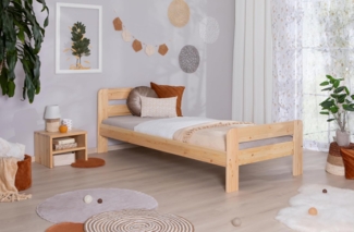 Ticaa Einzelbett Bert 90x200 Kiefer - natur