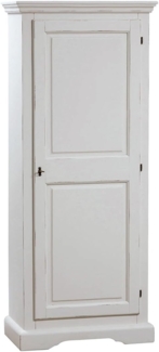 Biscottini Schrank aus Massivholz 174 x 41 x 73 cm – rustikaler Holzschrank – Vintage-Schrank