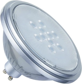 SLV QPAR111 GU10, LED Leuchtmittel silber 7W 4000K CRI90 40° - LED Lampen Sockel GU10