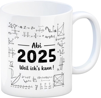 speecheese Tasse ABI 2025 Kaffeebecher - Weil ichs kann