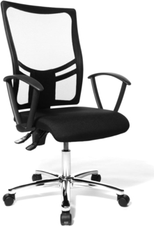 Topstar Bürostuhl Net Point 10 inkl. Armlehnen schwarz