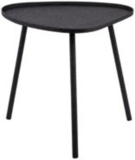 Leitmotiv Beistelltisch Boaz Iron Textured Black LM2136BK