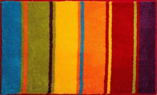 Badteppich Summertime 65x115 cm, Polyacryl, Mehrfarbig, 65 x 2 x 115 cm