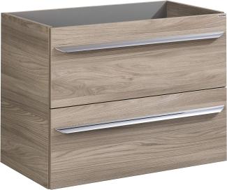 Fackelmann LUXOR Waschbeckenunterschrank 80 cm, Braun hell