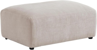 Vente-unique - Hocker - Cord - Beige - TIRONO von Maison Céphy