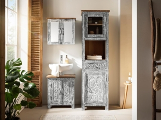 Badmöbel Set Santa Cruz grau