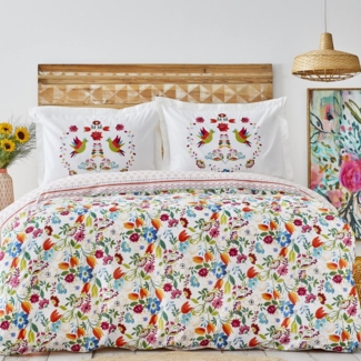 Karaca Home Bettwäsche Karaca Home Parlin Bettbezugset 100% Baumwolle Einzel Bettbezug Set