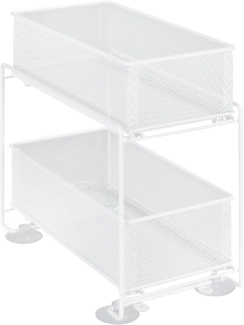WENKO Küchenregal Modell Gioma, Komplett-Set 3-tlg, Schubladenregal, Organizer mit 2 Etagen, für Unterschränke & Regale