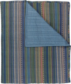 PiP Studio Wohndecke Ribbon Quilt blaugrün | 220x260 cm