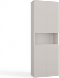 TOPESHOP Badkommode Badezimmerschrank - Stilvolle Ordnung für Ihr Bad, Höhe: 174 cm - Breite: 60 cm - Tiefe: 30 cm