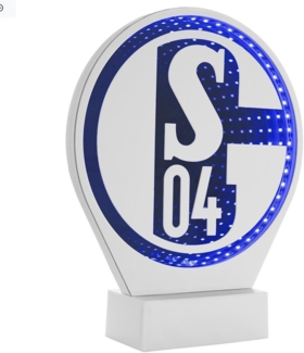 FC Schalke 04 LED Dekolicht LED-Licht Logo Mirror