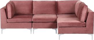 Ecksofa EVJA Rosa Samtstoff