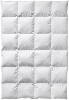 Centa-Star Bettdecke, Weiß Kassettenbett 4x6,2 cm Innensteg, warm, 135x200 cm