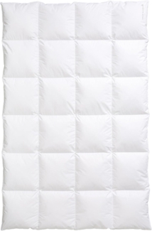 Centa-Star Bettdecke, Weiß Kassettenbett 4x6,2 cm Innensteg, warm, 135x200 cm