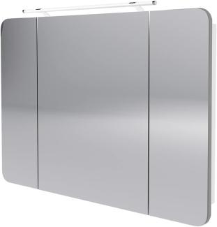 Fackelmann MILANO LED Spiegelschrank 110 cm, Weiß