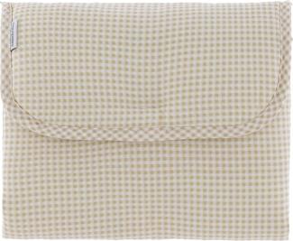 Cambrass - Wickelunterlage 60x40 cm 60x40x1 cm Vichy10 Beige