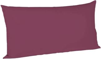 Fleuresse Mako-Satin-Kissenbezug uni colours himbeere 5015 40x80 cm