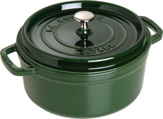 Staub La Cocotte Cocotte 28 cm, rund, Basilikum-Grün, Gusseisen