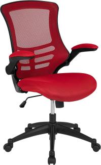 Flash Furniture Bürostuhl, Schaumstoff, Rotes Netz, 64. 77 x 62. 23 x 104. 78 cm