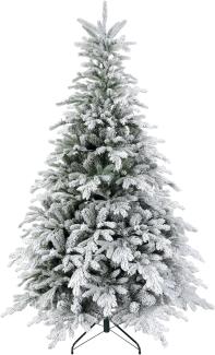 HOMCOM Künstlicher Weihnachtsbaum Christbaum mit 1321 Zweigen, Tanne, Ø115x180 cm