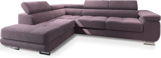 Masseno Ecksofa SELVA mit Schlaffunktion L-Form, Sofa mit Bettkasten